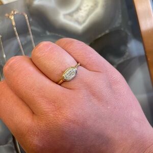 Kendra Scott 14K Yellow Gold Isa Ring size 8